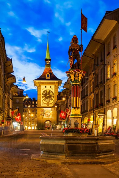 Zytglogge Uma Torre Relógio Medieval Cidade Berna Suíça — Fotografia de Stock