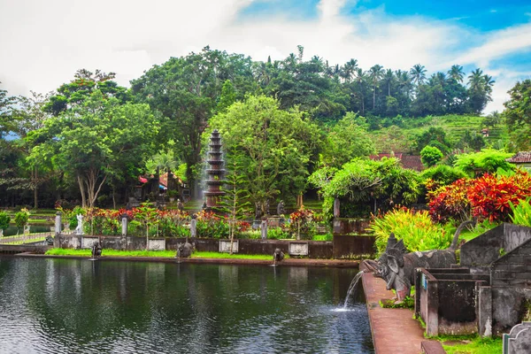 Park Wodny Tirta Gangga Wyspie Bali Indonezji — Zdjęcie stockowe