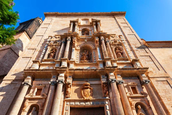 Приходская Церковь Святого Креста Городе Валенсия Испании Лицензионные Стоковые Фото