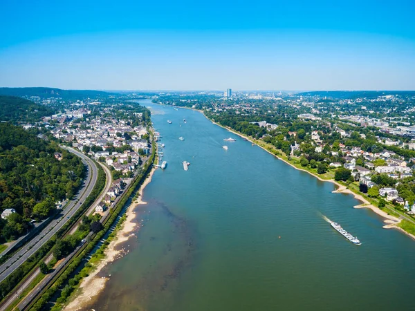 Bonn Město Předměstí Letecký Panoramatický Pohled Německu Stock Snímky