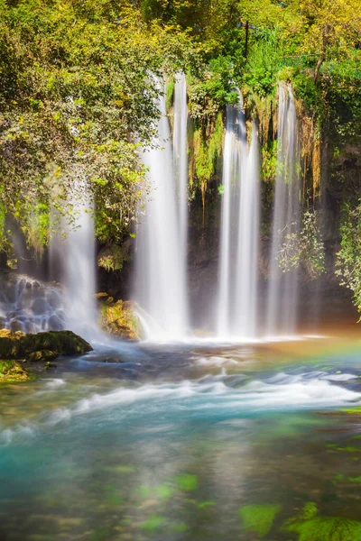 Duden Parque Cachoeira Cidade Antalya Turquia Imagens De Bancos De Imagens