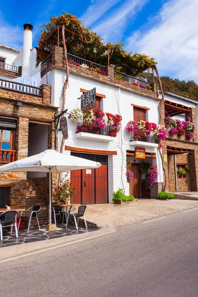 Capileira Ισπανία Οκτωβρίου 2021 Καφετέρια Δρόμου Ομορφιάς Στο Χωριό Capileira Εικόνα Αρχείου