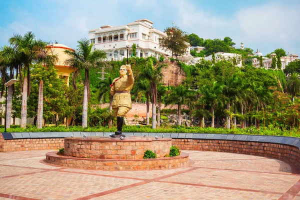 Ajmer India Settembre 2019 Subhash Chandra Bose Statua Nel Parco — Foto Stock