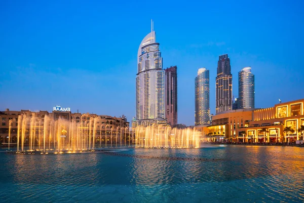 Dubai Emiratos Árabes Unidos Febrero 2019 Dubai Fountains Mall Segundo — Foto de Stock
