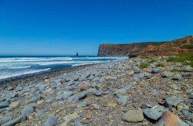 Portekiz, Sagres yakınlarındaki Algarve Batı Sahili 'ndeki uçurumlar