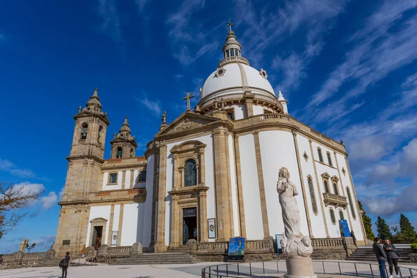 Braga Portugal Heiligdom Van Onze Lieve Vrouw Van Sameiro Een — Stockfoto