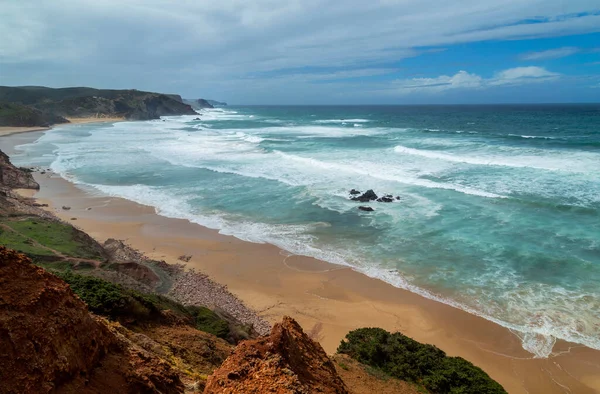 アルガルヴェの美しい空のビーチ 西海岸 ポルトガル — ストック写真