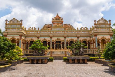 My Tho, Vietnam: Vinh Tranh Pagoda in My Tho, the Mekong Delta, Vietnam.