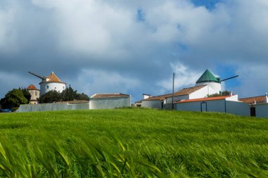 Old Windmills near Vila do Bispo, Algarve, Portugal