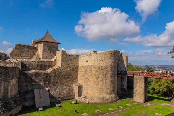 stock image Suceava, Romania: Ancient royal fortress of Suceava in Romania