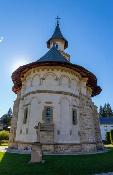 Pravoslavný Klášter Putna Rumunské Bucovině Unesco Heritage — Stock fotografie