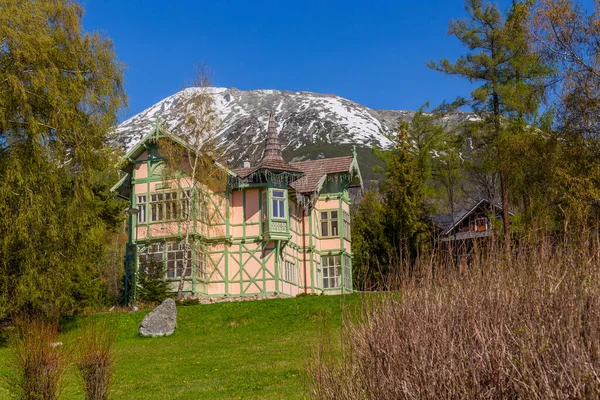 Hrebienok Slovakia Mountain Houses High Tatras Mountains 斯洛伐克 — 图库照片