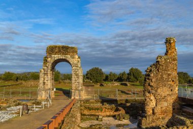 Caceres, Spain: Roman ruins of Caparra, Roman city of Caparra in province of Caceres