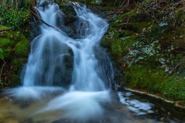 nehir şelale ülkenin kuzeyinde geres, Portekiz Milli Parkı içinde