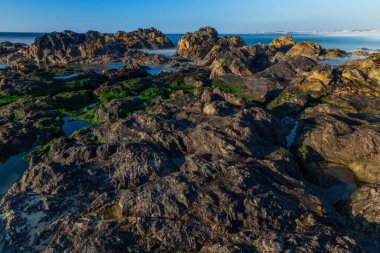long exposure at the ocean in Mindelo north of Portugal