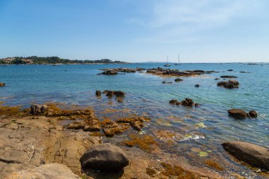 Galicia coast in Arousa island, Spain