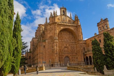 Salamanca, Spain: The Convento de San Esteban is a Dominican monastery situated in the Plaza del Concilio de Trento in the city of Salamanca Spain.