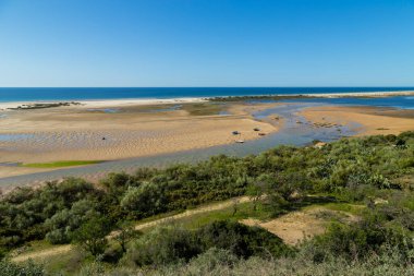 Beautiful beach in Algarve south coast, Cacela Velha, Portugal