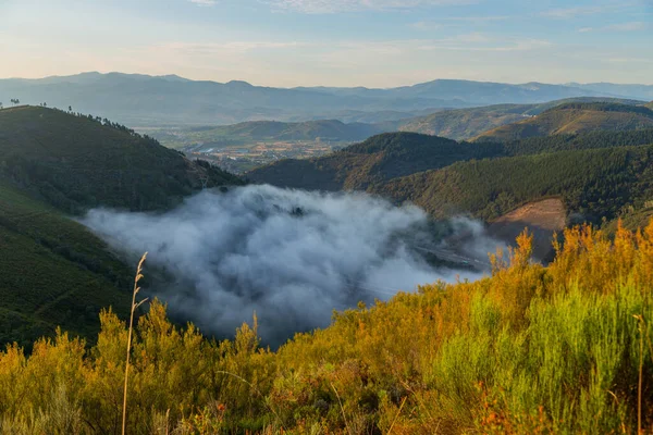 stock image Mountain top view in Basque Country, Spain