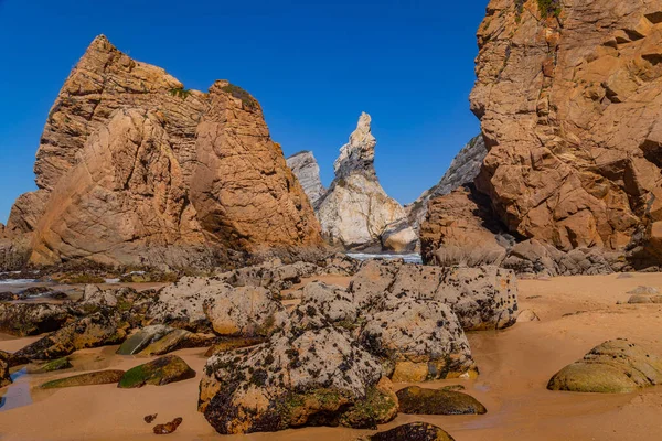 葡萄牙里斯本附近Sintra的Praia Ursa Ursa海滩 — 图库照片