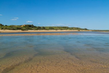 Beautiful beach in Algarve south coast, Cacela Velha, Portugal