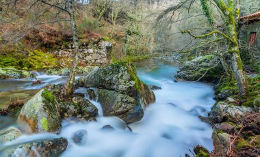 long exposure at the portuguese national park of Geres. Montalegre, Portugal