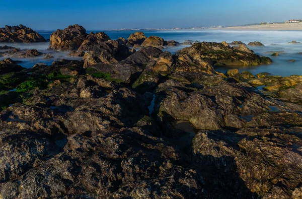 Довгий Час Перебування Океані Пова Вазім Північ Від Португалії — стокове фото