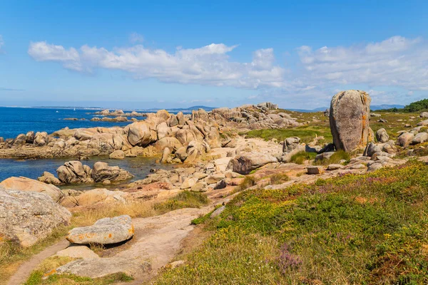 Skaliste Wybrzeże Galicji Północy Hiszpanii — Zdjęcie stockowe