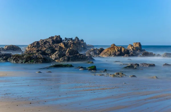 Long Exposure Ocean Mindelo North Portugal — Photo