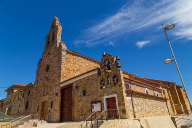 Astorga, Leon, Castilla-Leon, İspanya Astorga 'daki San Francisco Kilisesi. İspanya 'nın kuzeyi