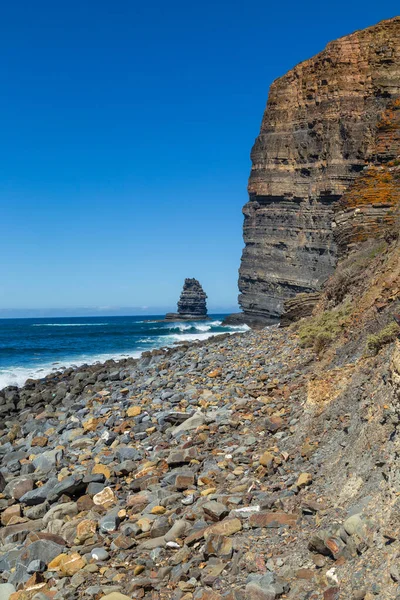 Cliffs Algarve West Coast Sagres Portugal — ストック写真