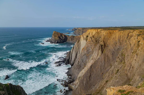 Скелі Західного Узбережжя Алгарве Поблизу Алєзура Португалія — стокове фото