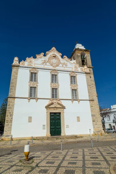 Olhao Portugalia Kościół Nossa Senhora Soledade Zbudowany Stylu Barokowym Rokokowym — Zdjęcie stockowe