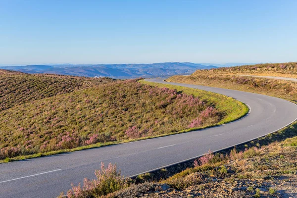Road Top Galicia Mountains North Spain — Stock Photo, Image