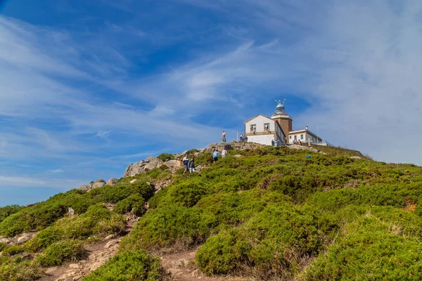 Fisterra Galicië Spanje Cape Finisterre Lighthouse Aan Westkust Van Galicië — Stockfoto