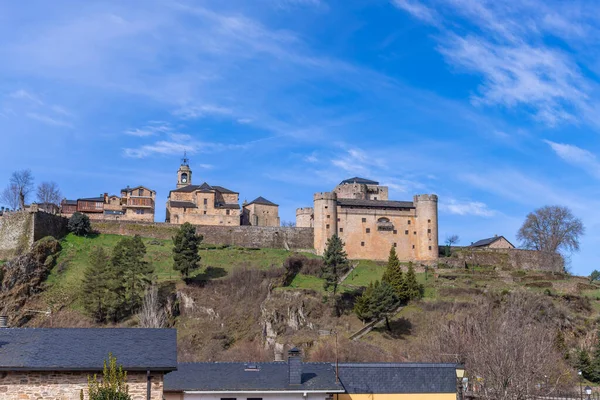 Castelo Puebla Sanabria Aldeia Província Zamora Espanha — Fotografia de Stock