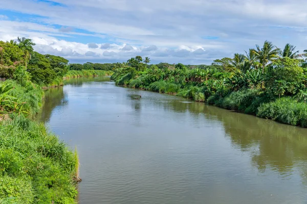 Nadi River Winding Valley Fiji — Stock Photo, Image
