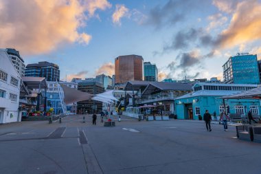 Wellington, Yeni Zelanda: Liman manzarası, Wellington, Kuzey Adası, Yeni Zelanda