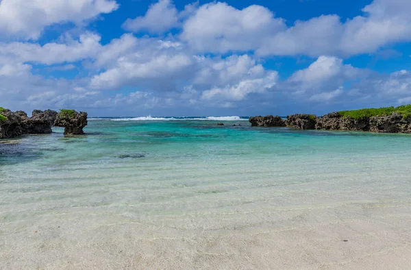 stock image Beach on Efate Island, Vanuatu, near Port Vila - famous beach on the east coast