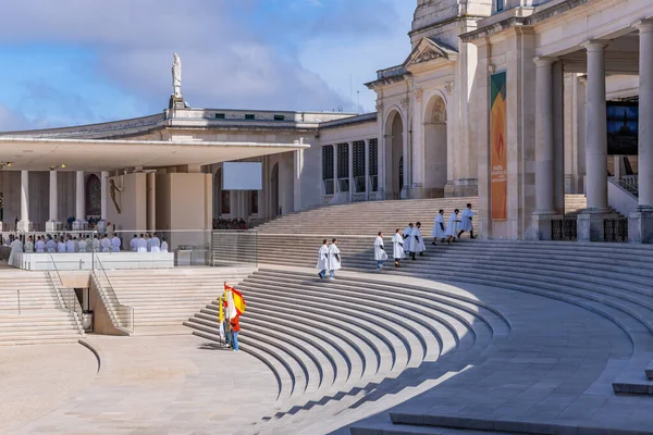 Фатима Португалия Церковные Церемонии Связанные Явлениями Богоматери Фатимской Португалия — стоковое фото