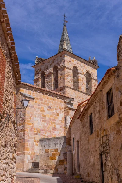Zamora Hiszpania Kościół San Cipriano Zamprze Przy Plata Santiago — Zdjęcie stockowe