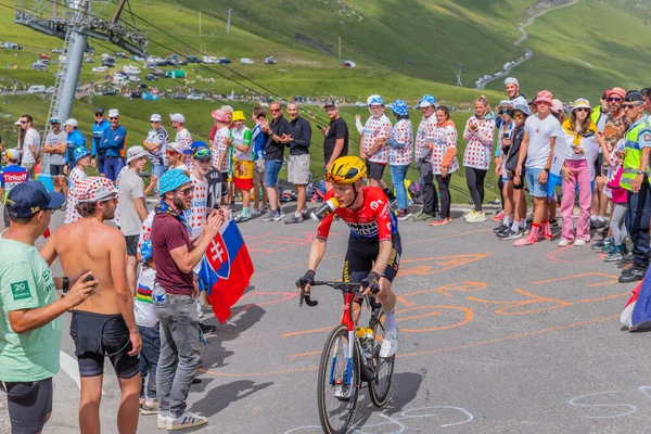 Col Tourmalet Pyerenees Montagne Durante Fase Del Tour France 2023 — Foto Stock