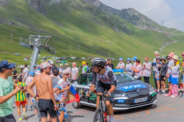 Col du Tourmalet, Fransa: Marc Soler Pyerenees dağlarındaki Col du Tourmalet yoluna çıktı..