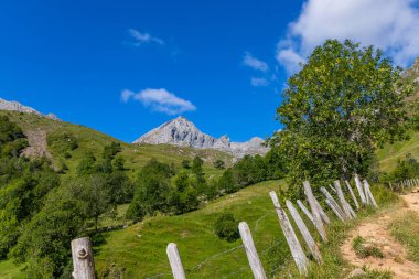 Asturias ve Leon arasında Las Ubinas 'ın Massif' i. Asturias 'taki Las Ubinas-La Mesa Doğal Parkı ve Leon, İspanya' daki Babia y Luna Doğal Parkı 'nda.
