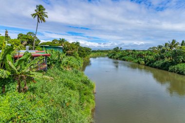 Nadi Nehri Fiji 'deki vadiden geçiyor..