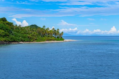 Yasawa Adaları, Fiji Naviti Adaları kıyı şeridi manzarası. Bu takımada yaklaşık 20 volkanik adadan oluşur.