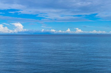 Nacula Adası, Fiji 'deki bir gemiden Pasifik Okyanusu manzarası