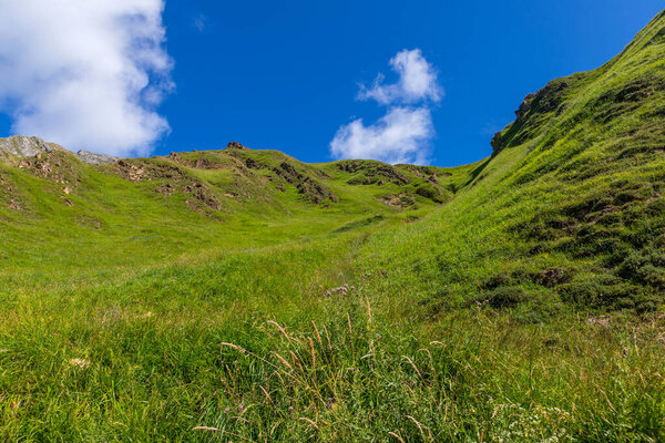 Massif of Las Ubinas between Asturias and Leon. In the Natural Parks of Las Ubinas-La Mesa in Asturias and the Natural Park of Babia y Luna in Leon, Spain