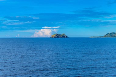 Yasawa Adaları, Fiji Naviti Adaları kıyı şeridi manzarası. Bu takımada yaklaşık 20 volkanik adadan oluşur.