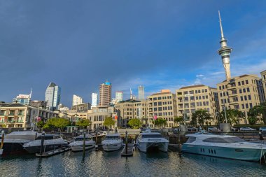 Auckland, Yeni Zelanda: Arka planda Auckland City, Yeni Zelanda